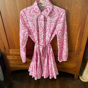 Zara pink cocktail dress